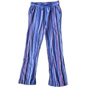 Xirena Harper Pant Cotton Striped Ultra Violet Size Small